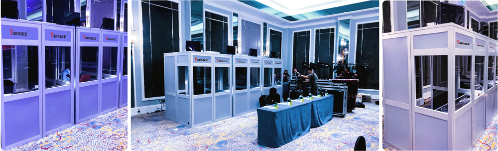 YARMEE Interpreter booth for 3 interpreters